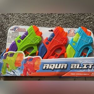 Aqua Blitz 3-Pack Water Blasters - Green, Red, Blue